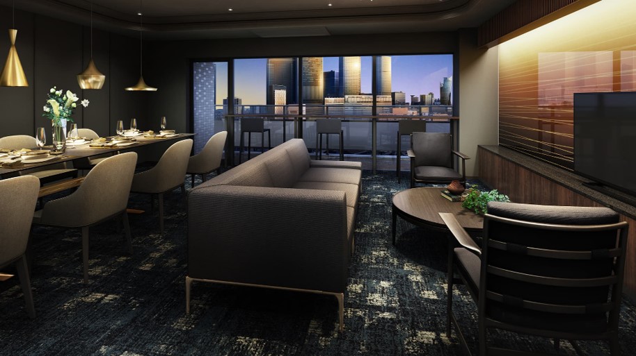 リニアゲートタワーのスカイラウンジ